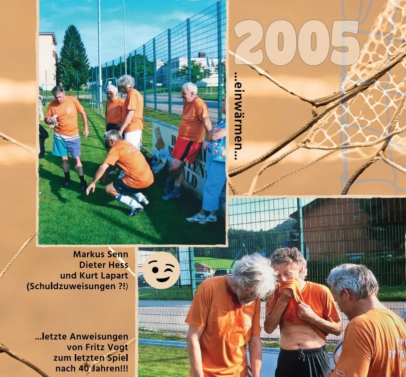 Männer auf einem Fussballplatz.